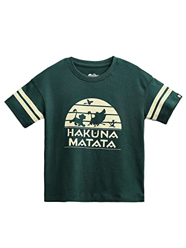 The Souled Store|Official The Lion King: Hakuna Matata Kids and Boys T-Shirts| Regular fit Graphic Printed| Half Sleeve|100% Cot