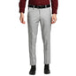 Turtle Men Cotton Grey Checked Ultra Slim Fit Trousers