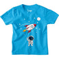 Bon Organik Boys Regular Fit T-Shirt (BON11663_Turquoise Blue