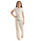 Sweet Dreams Girls Printed Front Open Pyjama Set