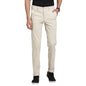 Turtle Men Cotton Stretch Cream Solid Ultra Slim Fit Casual Trouserss