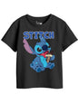 Bon Organik Girls Oversized Fit T-Shirt (BON16126_Black