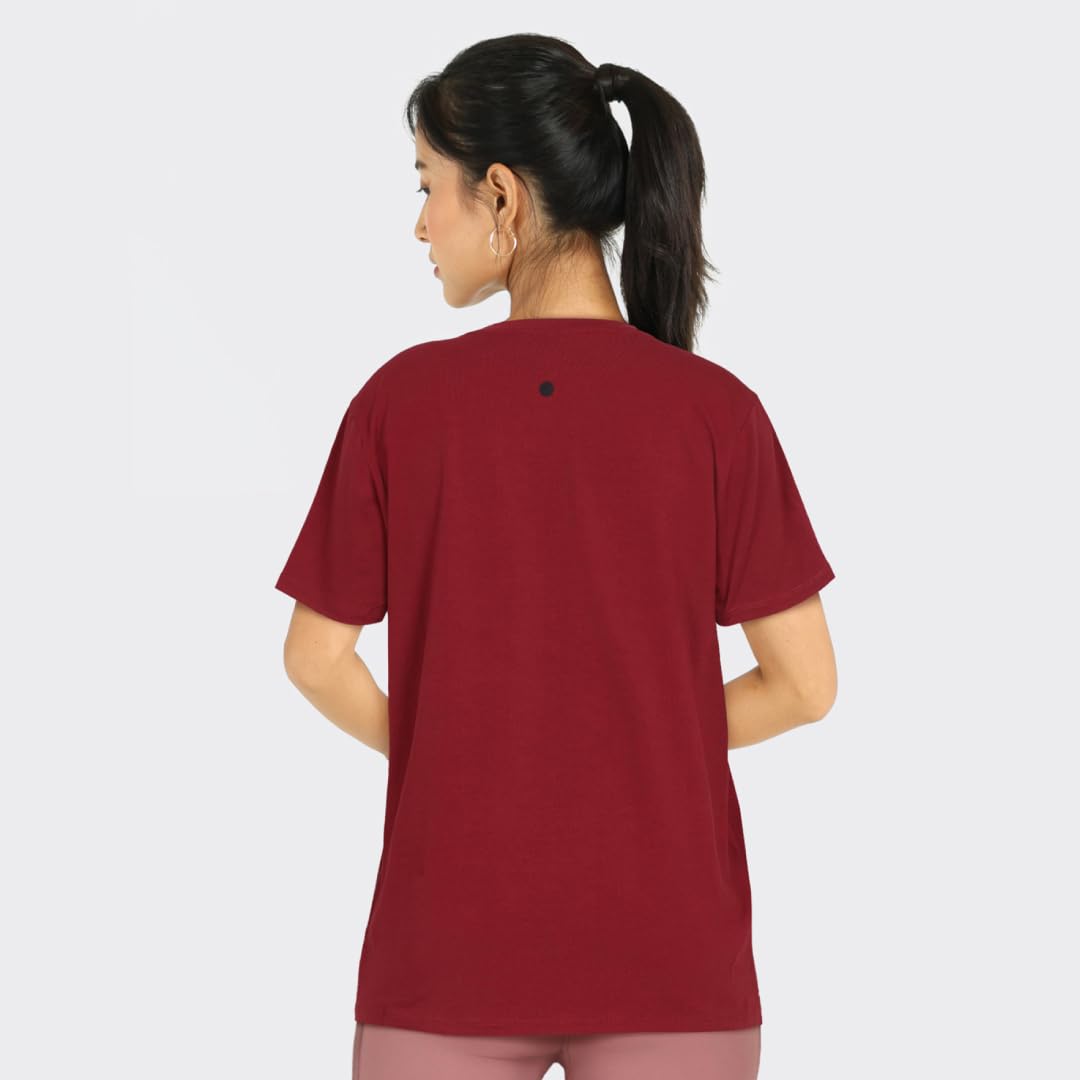 BlissClub Women The Last Tee - Boyfriend tee | Womens t-Shirt |  Sleeves | Hip Covering | Cotton Tee