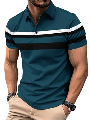 Noble Monk MenS Regular Fit Polo Neck T-Shirt | Half Sleeve | Casual T-Shirt