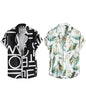 LookMark Mens Cotton Blend Casual Beach Wear Shirts | Stylish Printed Shirts for Men | Comfortable Summer Wear | Party, Vacatio