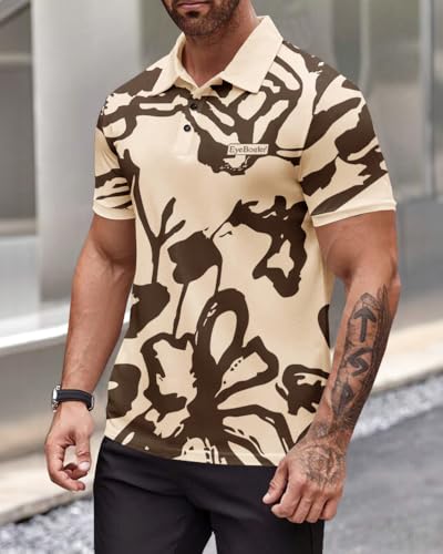 Noble Monk MenS Animal Print Regular Fit T-Shirt (T693_Nm_Arctic Wolf