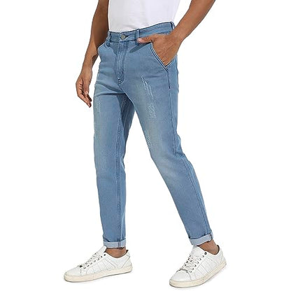 Campus Sutra Mens Regular Jeans (CBSSM23_CSMSSJEAN1024_Light Blue
