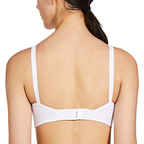 Rupa Womens Cotton Foam Wire Free Everyday Bra White