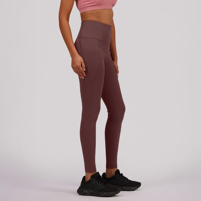 BlissClub Womens Ultimate Leggings Barkha Brown Caramel