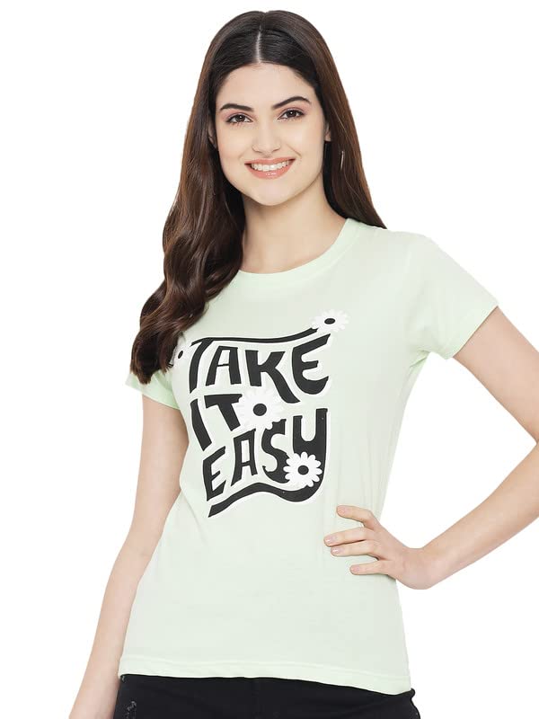 Preneum Womens Cotton Regular Fit Latest Graphic Stylish Printed Short Sleeves Casual T-Shirt || Trendy & Styling (Pack 3), Gre