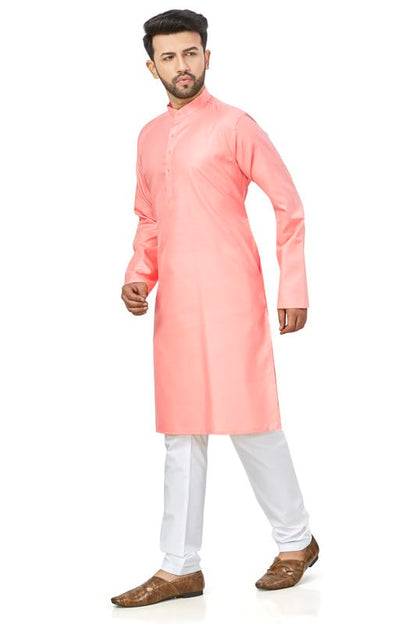 Be Active MenS Cotton Regular Shirt (N2-Rfsk0001-Set_Baby Pink
