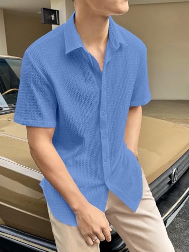 Greciilooks For Casual Stylish Polycotton Regular Formal Shirt