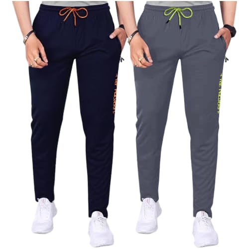 Pinkmint Combo Track for Men Lycra with Pocket for Gym, Tracking, Toga, Sport, Home