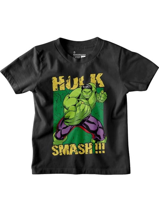Bon Organik Boys Regular Fit T-Shirt (BON11559_Black