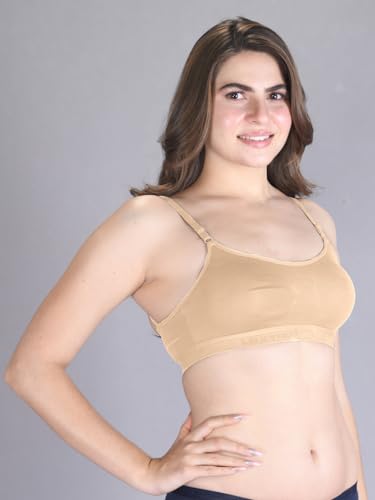 Venus Wire Free Slip On Moulded Sports Bra With Adjustable Strap