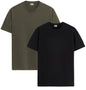 ADRO Mens T Shirts | Solid Tshirts for Men | Pure Cotton Lycra Fabric | 4 Way Stretch Smart tech Tshirt | Pack of 2 Round Neck T