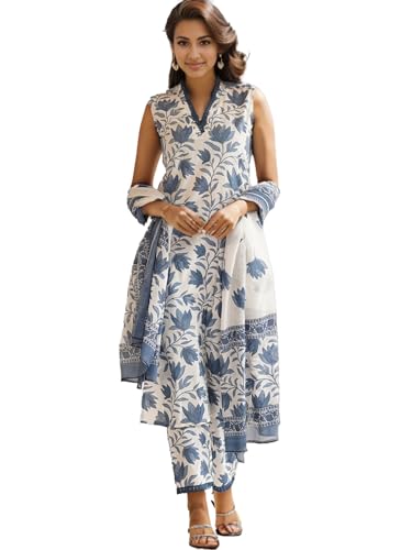 SHIENZY Dupatta set || Kurta set || Kurta pant set || Ethnic set || Sleeveless kurta set for women