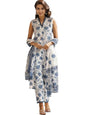 SHIENZY Dupatta set || Kurta set || Kurta pant set || Ethnic set || Sleeveless kurta set for women