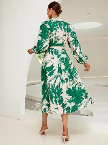 GRECIILOOKS Rayon Fit and Flare Below The Knee One Piece Maxi Bodycon Dresses Midi Dress for Women (GL-WD1223_Green