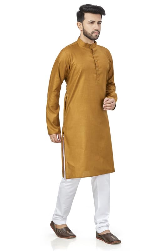 Be Active MenS Traditional Solid Full Sleeves Kurta || Cotton Kurta For Men || Men Kurta For Wedding || Kurta For Men (N-Rfsk00