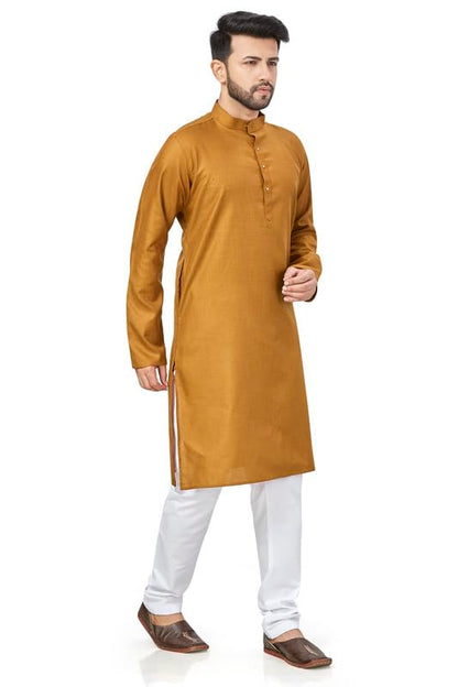 Be Active MenS Traditional Solid Full Sleeves Kurta || Cotton Kurta For Men || Men Kurta For Wedding || Kurta For Men (N-Rfsk00