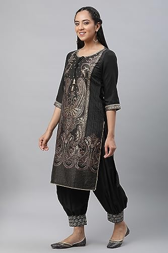 Aurelia Women's Polyester Salwar Suit Kurta Set