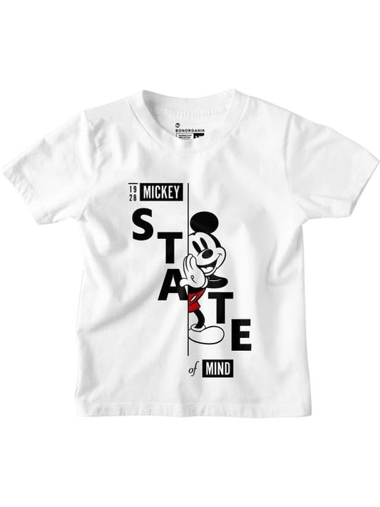Bon Organik Boys Regular Fit T-Shirt (BON11943_White