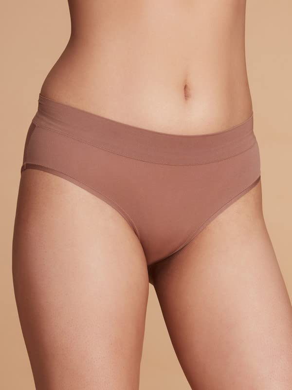 Nykd (Nyp342 Nylon Stretchable Hipster Panty Underwear For Women | Ultra-Soft Fabric With Mid Waist Full Coverage & Smooth Elast