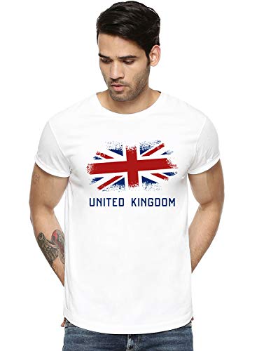 ADRO Men's Regular Fit T-Shirt (RNR-M-UNK-WH_White_XL)
