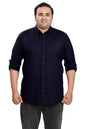 BE ACTIVE Mens Casual 100% Cotton Solid Plus Size Shirt || Plus Size Shirts for Men || Casual Plus Size Shirt || Casual Wear Sh