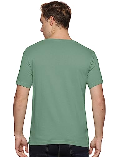 ADRO Men's Believe Design Printed T-Shirt (RNR-M-BVV-PT_Pista)
