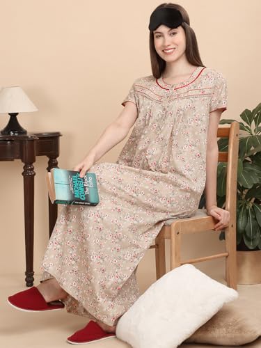 Sweet Dreams Women Printed Night Dress