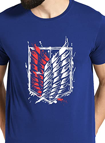 ADRO Mens Attack on Titan Cotton T-Shirt (L)