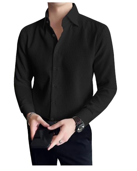 I Enterprise Casual Shirt For Men|| Regular Fit Shirt For Men|| Men Stylish Shirt || Men Solid Shirt With Spread Collar & Long S