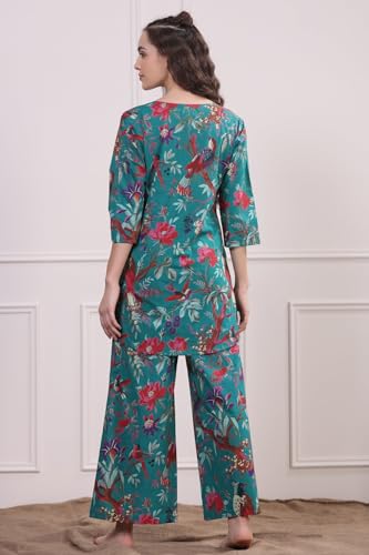 ANNI DESIGNER Rayon Blend Women Co-Ord Set