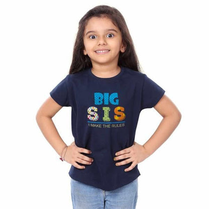 Bon Organik Girls Regular Fit T-Shirt (24RAKHI6079_Sister