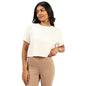 BlissClub Womens Softest Tee Boxy Crop
