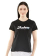 Skechers Women Flower Doodle Branding T-Shirt