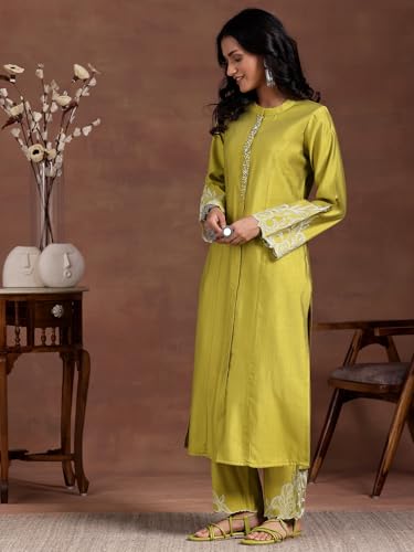 Libas WomenS Silk Blend Kurta Set (273870R