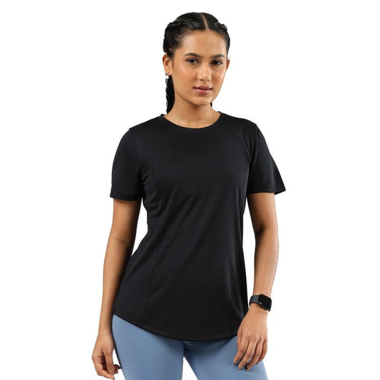 BlissClub CloudFlex Round Neck Tee, Weightless Comfort All Day Long, Feels Like Second Skin, Flattering fit,Insanely Lightweight