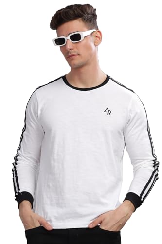 ADRO Full Sleeve Tshirt for Men | Full T Shirt for Men | 100% Slub Cotton Tshirt | Full Sleeve T-Shirt | Mens Full Sleeves T Shi