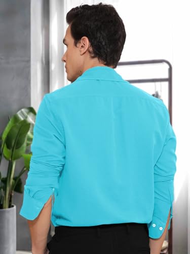 Pinkmint Men Shirt l Cotton Mens Shirt l Long Sleeve Shirt l Formal l Casual Regular Fit Shirt