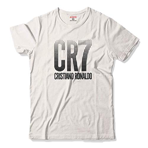 ADRO Design Printed T-Shirts for Men & Women (RNR-S35-CR07-WH_White_XL)