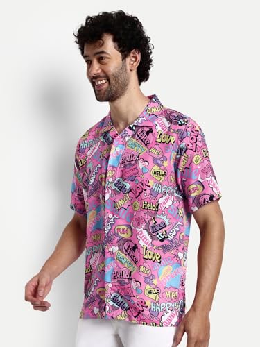 Leriya Fashion MenS Shirts || Printed Rayon Fancy Shirts For Boys || Cool Shirts || Daily, Beach Wear, Festive Shirt For Men ||