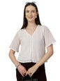 Style Quotien Women White Lace Top