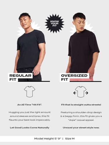 Bewakoof Official Marvel Merchandise Black Panther Mens Graphic Print Oversized Fit Half Sleeve Round Neck Cotton T-Shirt_67124