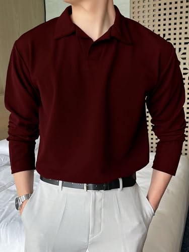 Leriya Fashion MenS Regular Fit Black Polo T-Shirt  Plain & Versatile