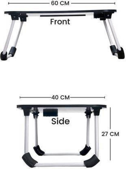 Yajnas Wooden Multipurpose Foldable Laptop Table With Cup&Tab Holder|Table Holder Study Table,Breakfast Table,Foldable And Porta