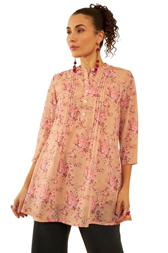 Soch Womens Regular Tunic (FWS4TU30071A_Beige
