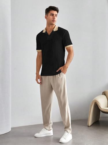 Toplot Polo T Shirt For Men || Men Casual T-Shirt || Polo For Man || Jacquard || Contrast Collar And Cuff (Jqrd-Solid-Polo-5245-